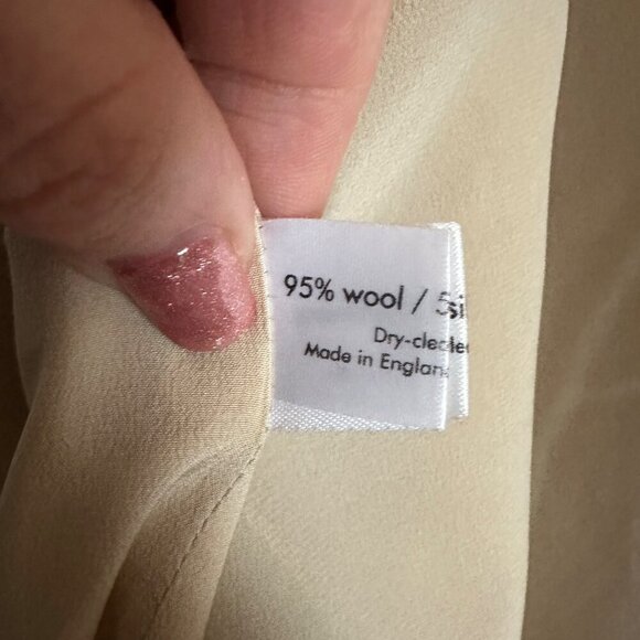 Eskander Wool Cashmere Boxy Jacket Womens Size 6/8 Lagenlook Old Money Luxe Mod - Picture 9 of 14